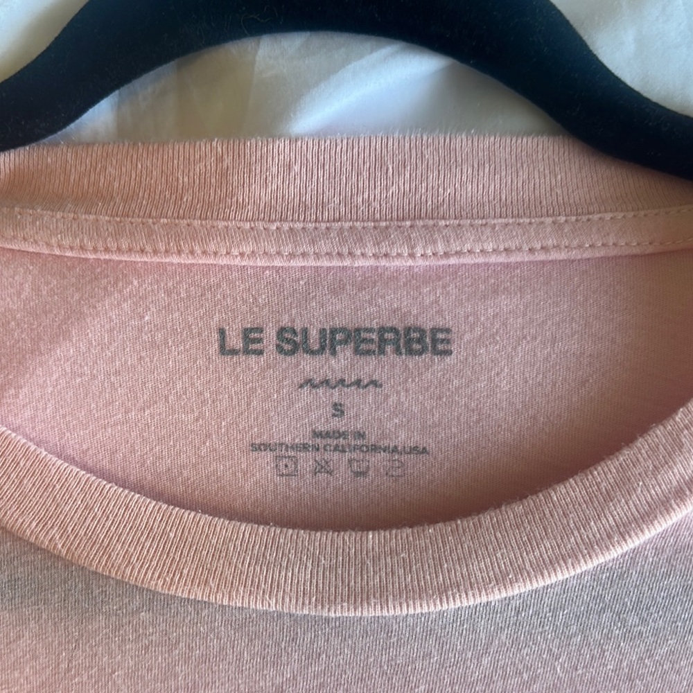 Le Superbe Pink Graphic Tee - Picture 4 of 4